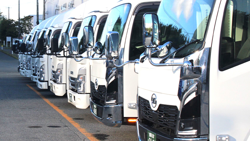 豊富な車両ラインナップ